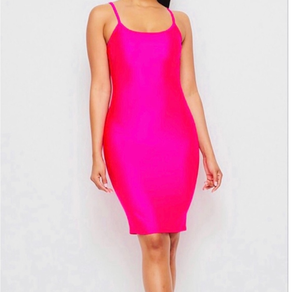 Neon Fuchsia Dress